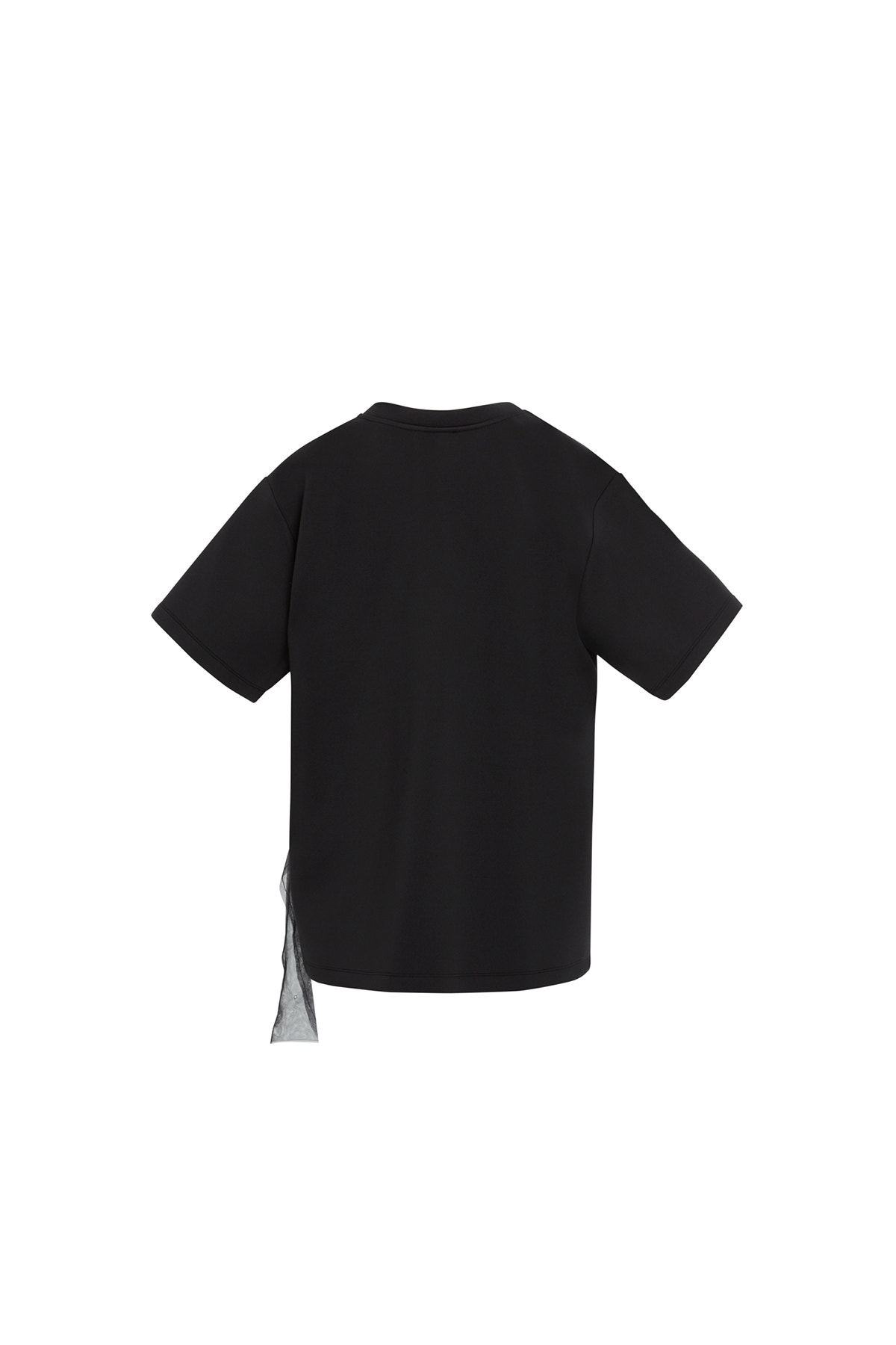 Tül Ve Boncuk Detaylı T-shirt