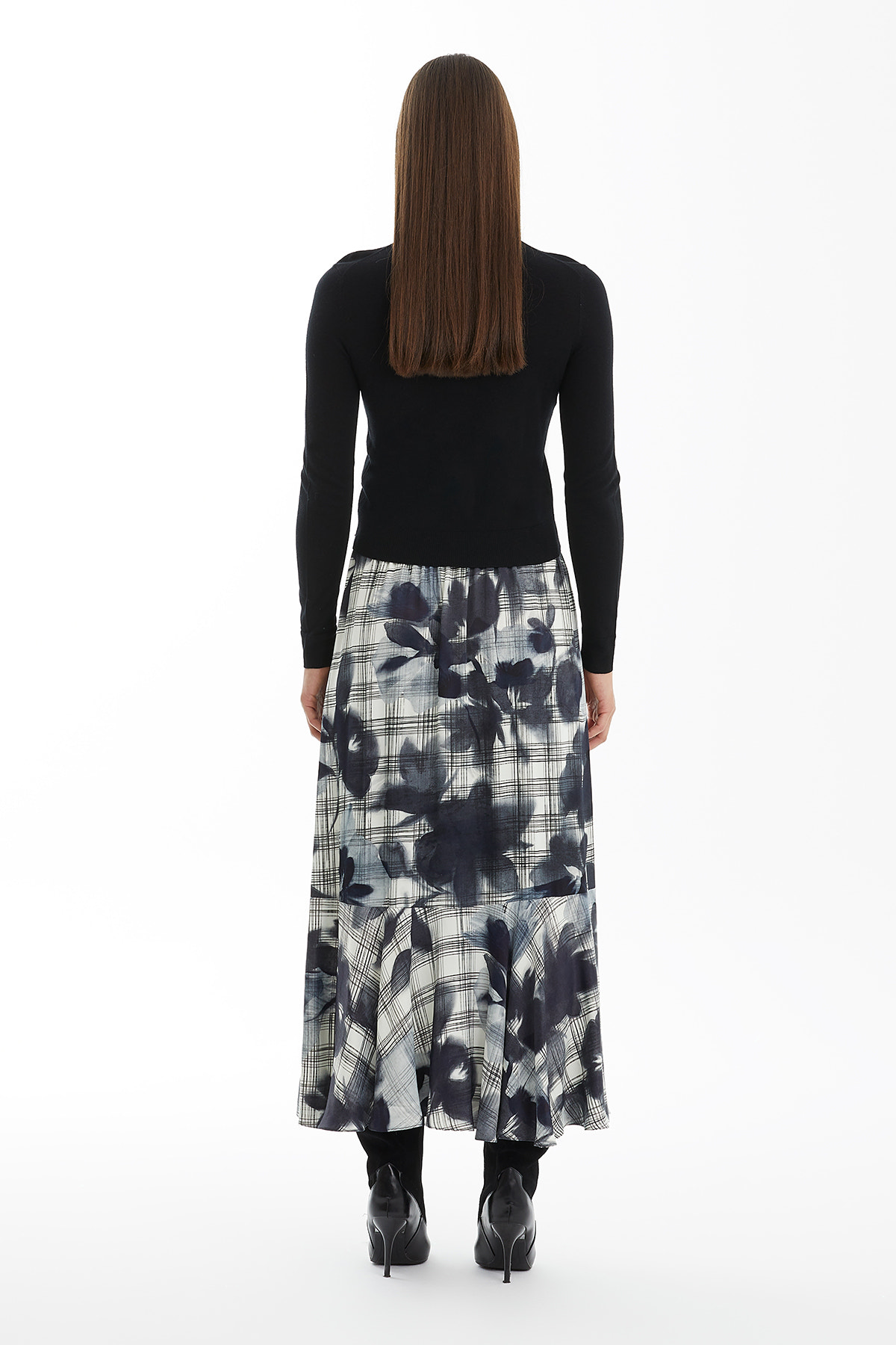 Batik Desenli Maxi Etek