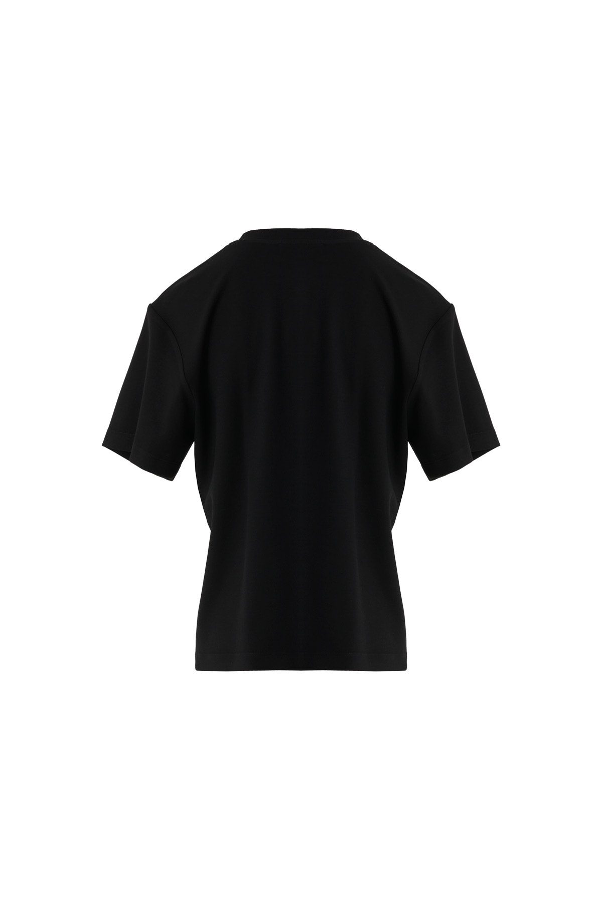 İşleme Detaylı Siyah T-Shirt