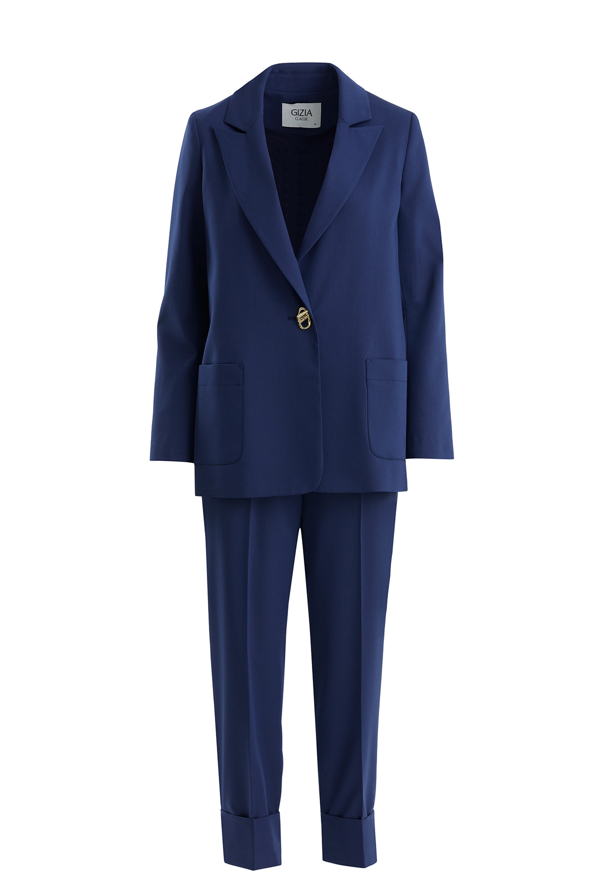 Tek Düğmeli Lacivert Blazer Takım