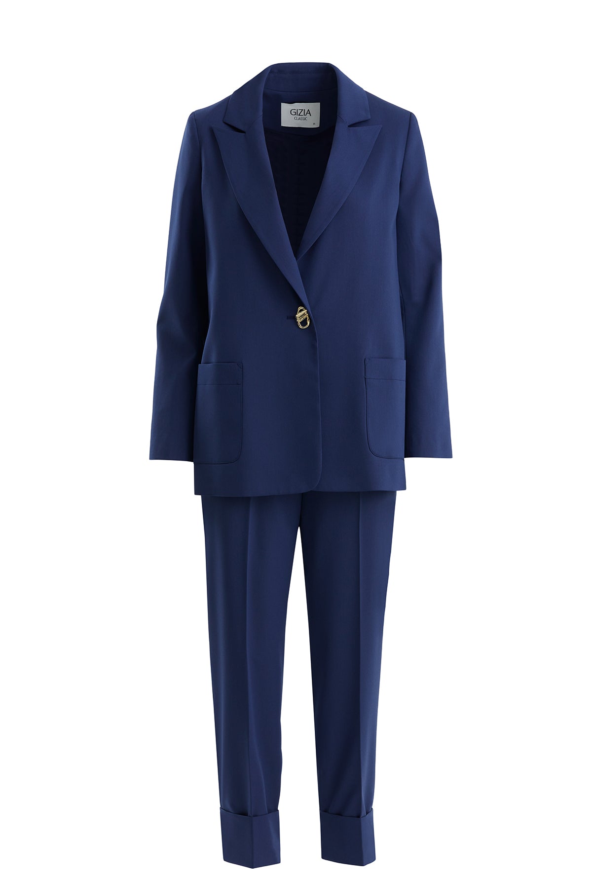 Tek Düğmeli Lacivert Blazer Takım