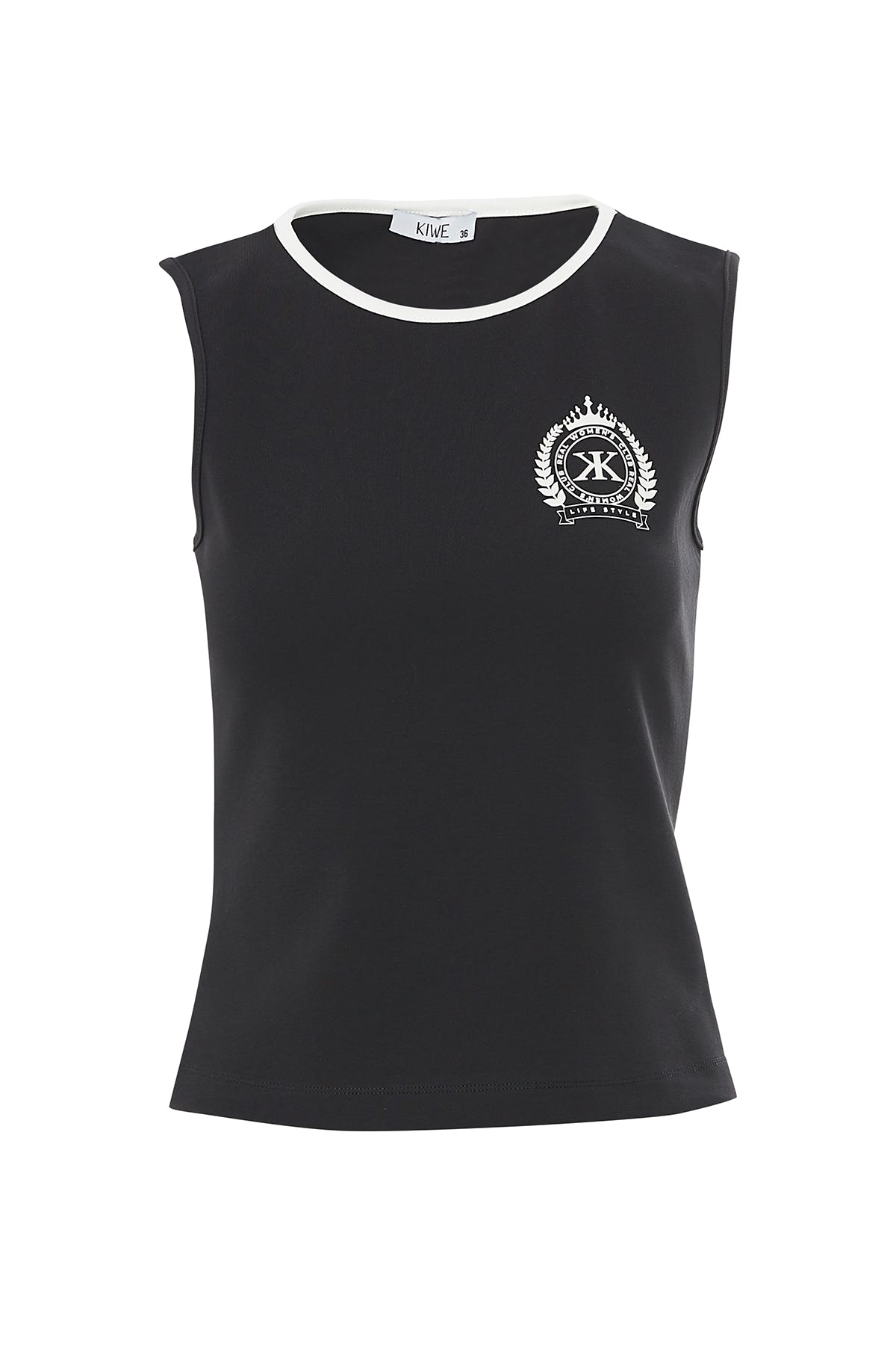 Kolsuz Bisiklet Yaka T-Shirt
