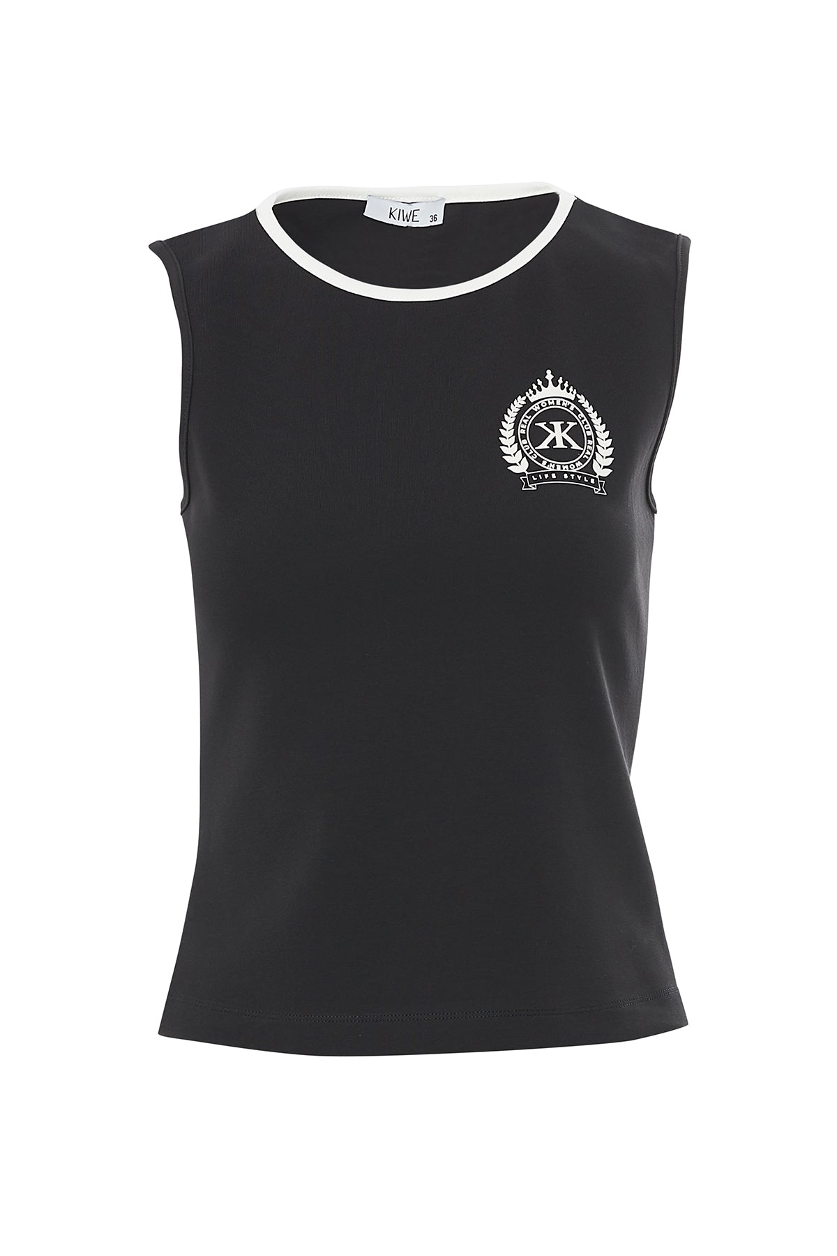 Kolsuz Bisiklet Yaka T-Shirt