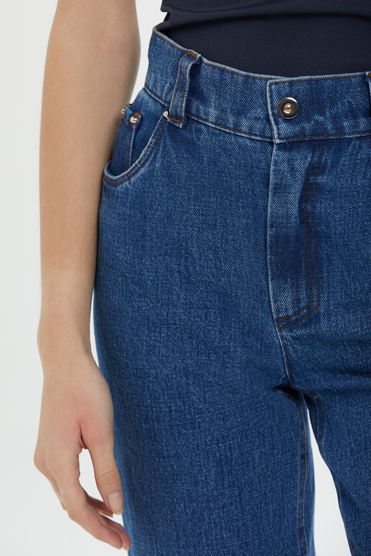 Klasik Beş Cepli Jean Pantolon