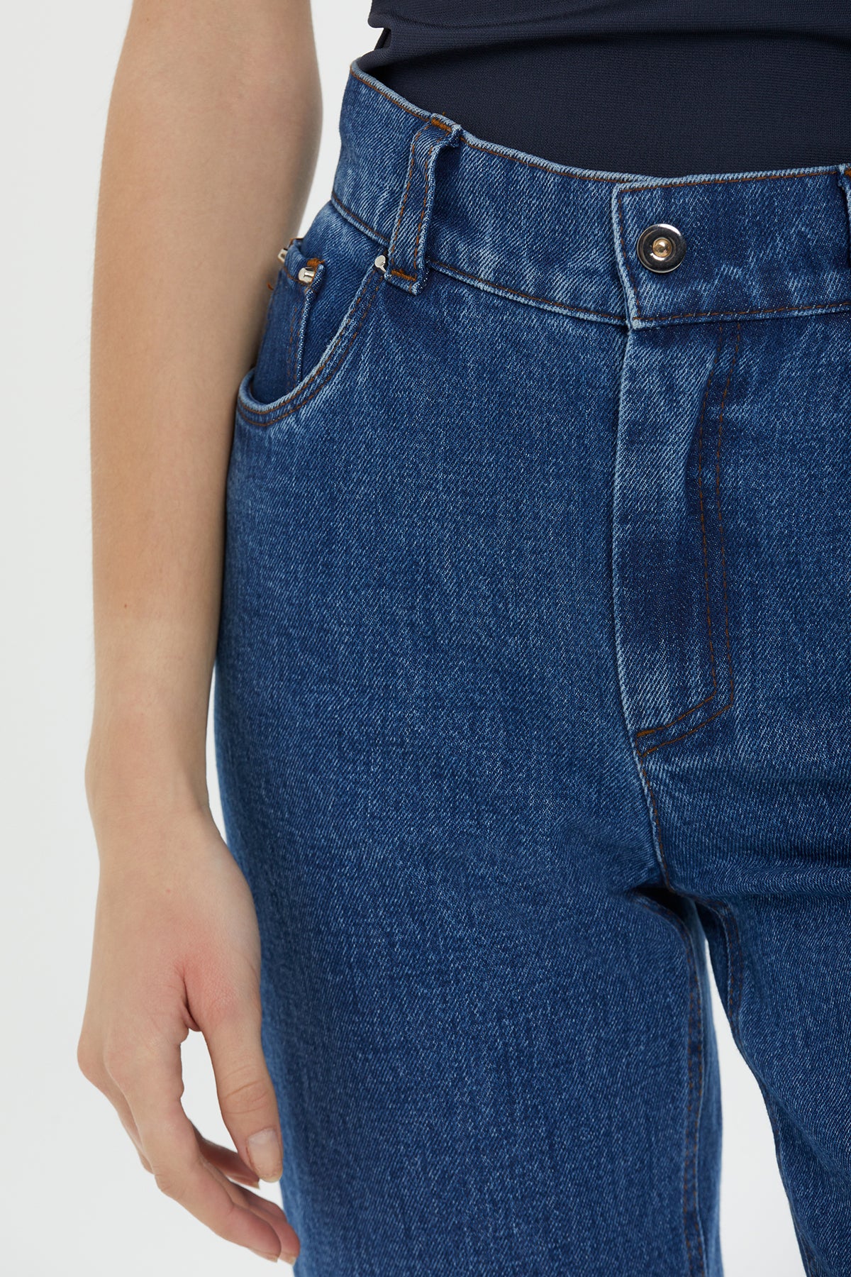 Klasik Beş Cepli Jean Pantolon