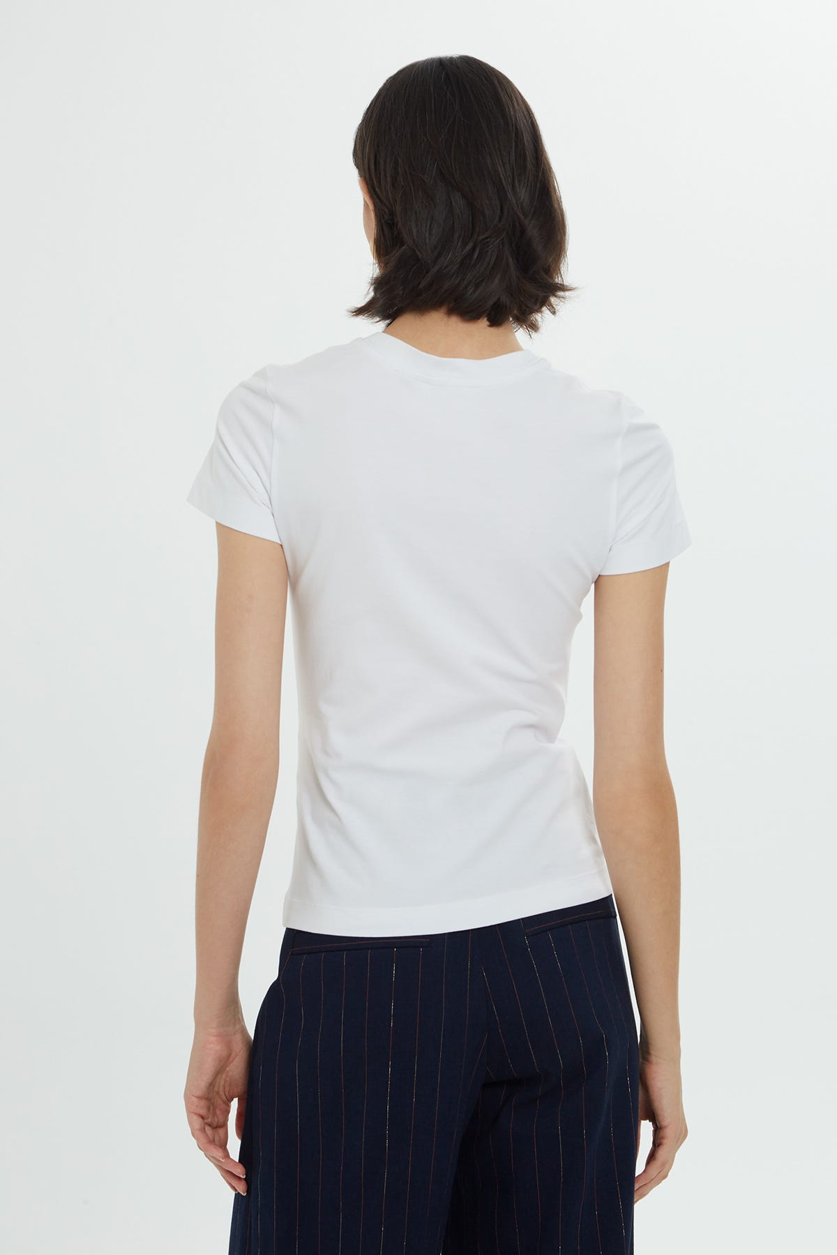 İnci Ve Detaylı Kısa Kollu T-shirt