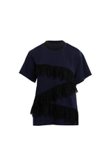 Dantel Detaylı Kısa Kollu T-Shirt