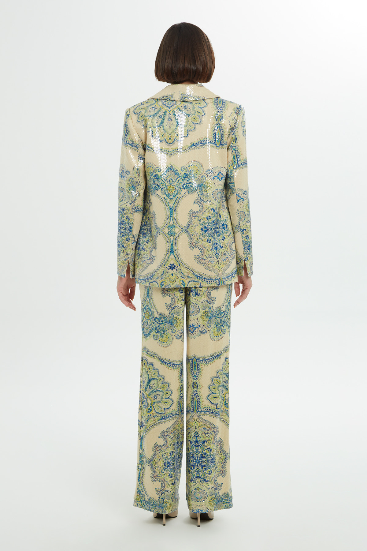 Desenli Payet Ceket