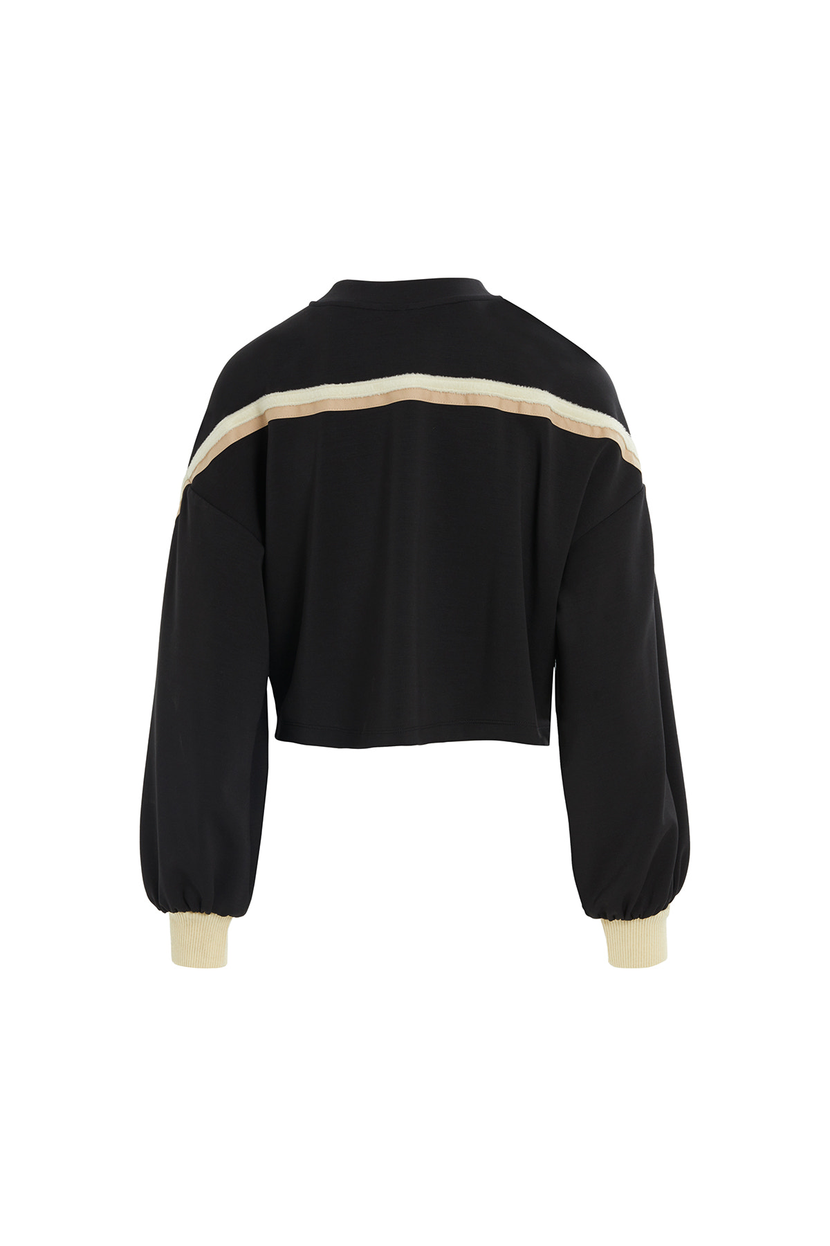 Şerit Detaylı Rahat Kesim Sweatshirt