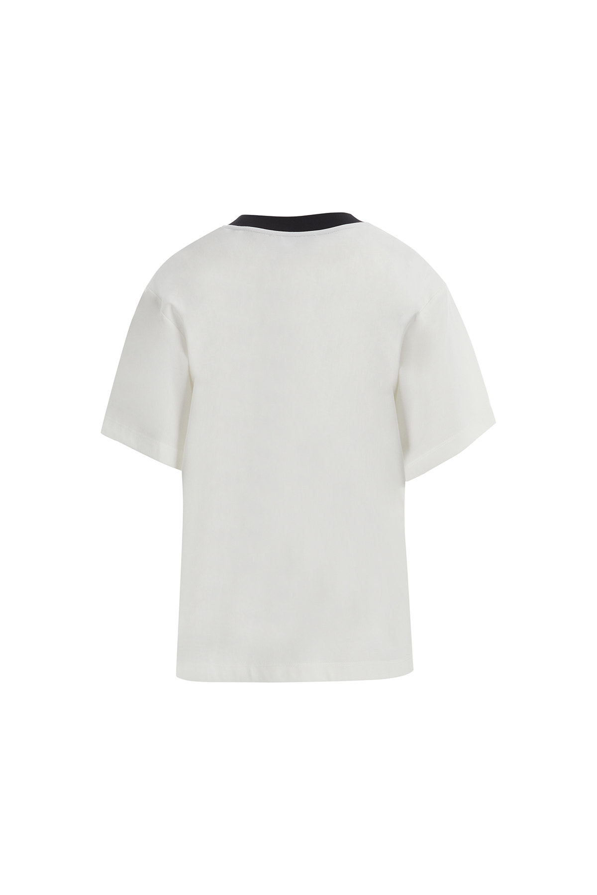 Şerit Ve Aksesuar Detaylı Ekru T-Shirt