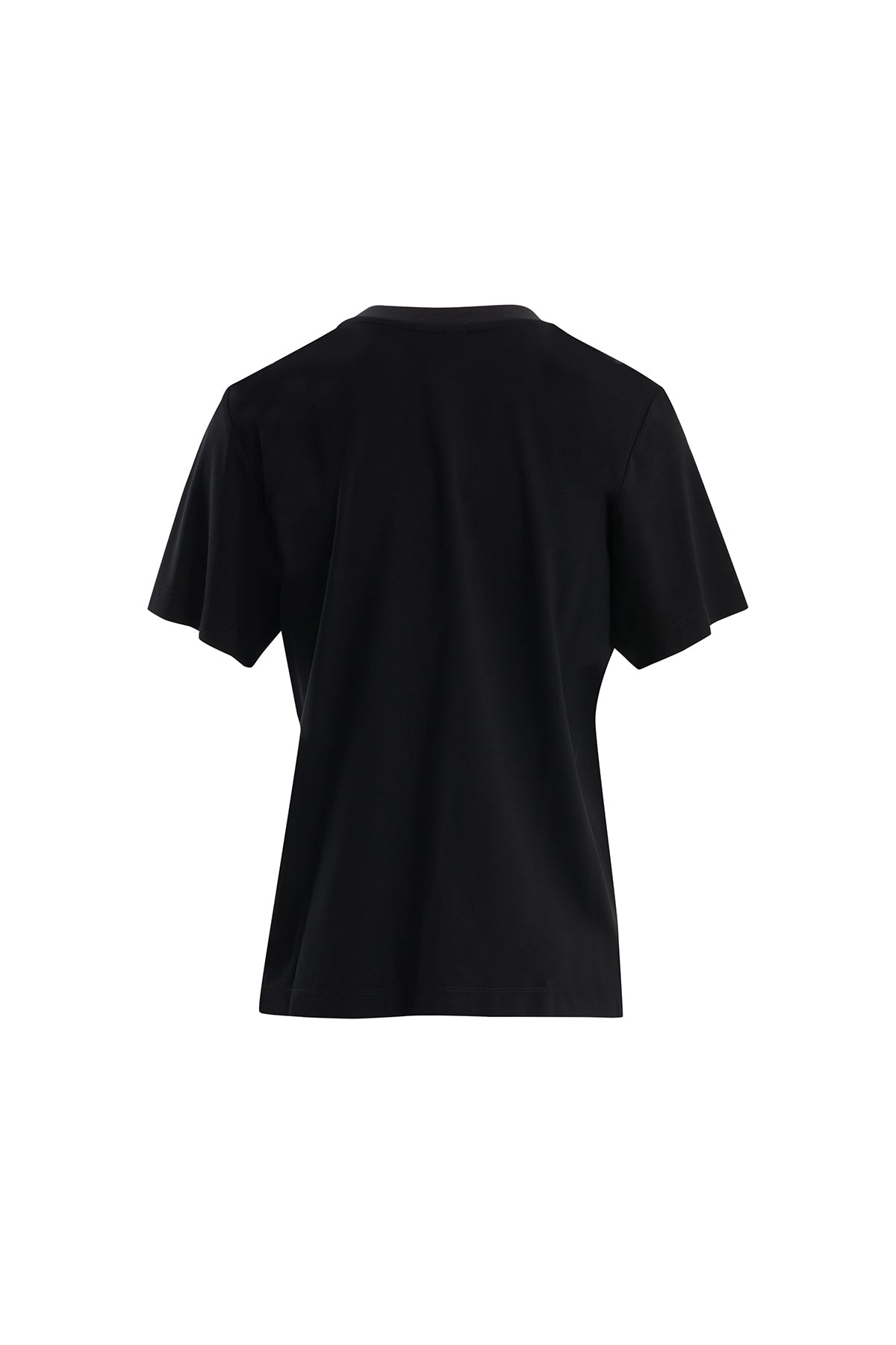 Boncuk İşlemeli Siyah T-Shirt