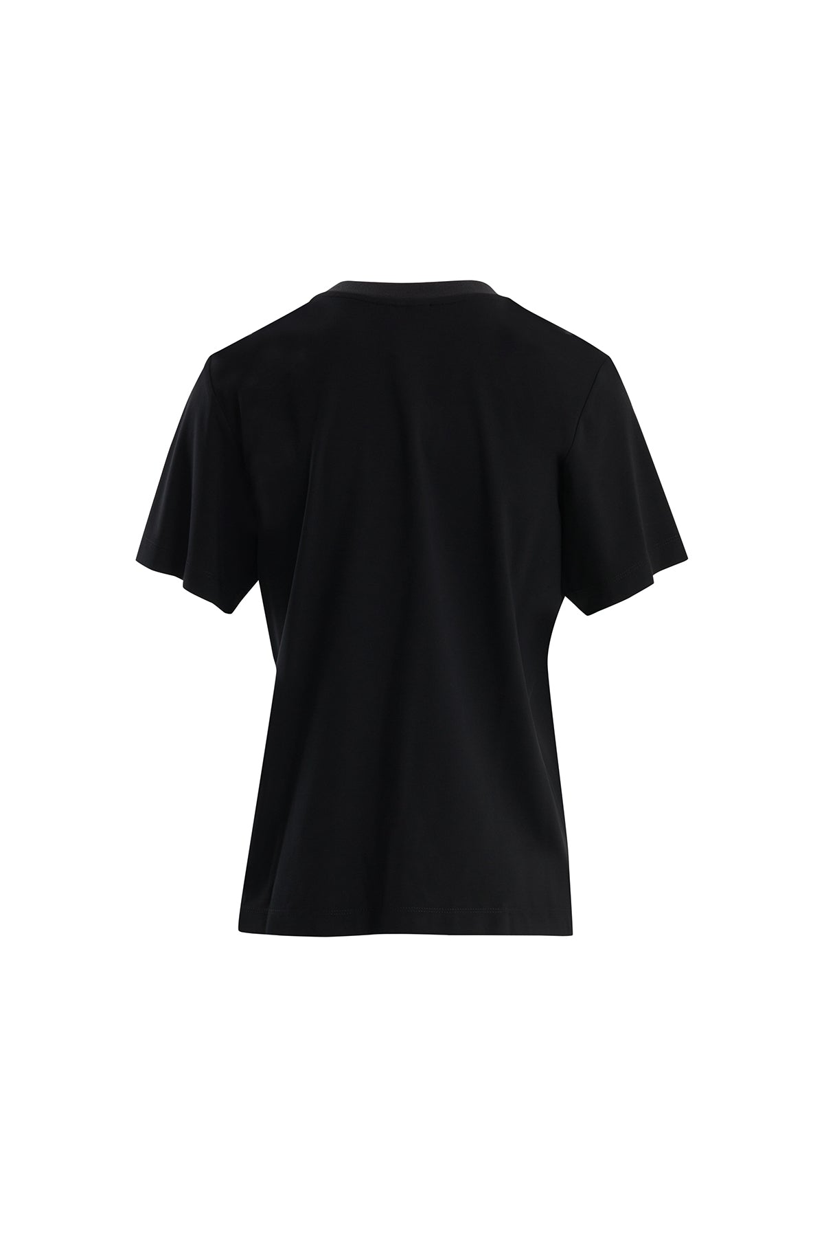 Boncuk İşlemeli Siyah T-Shirt