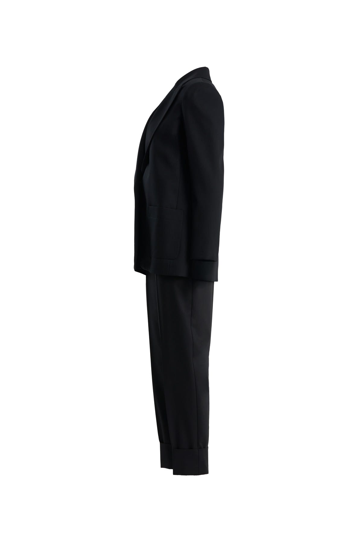 Tek Düğmeli Siyah Blazer Takım