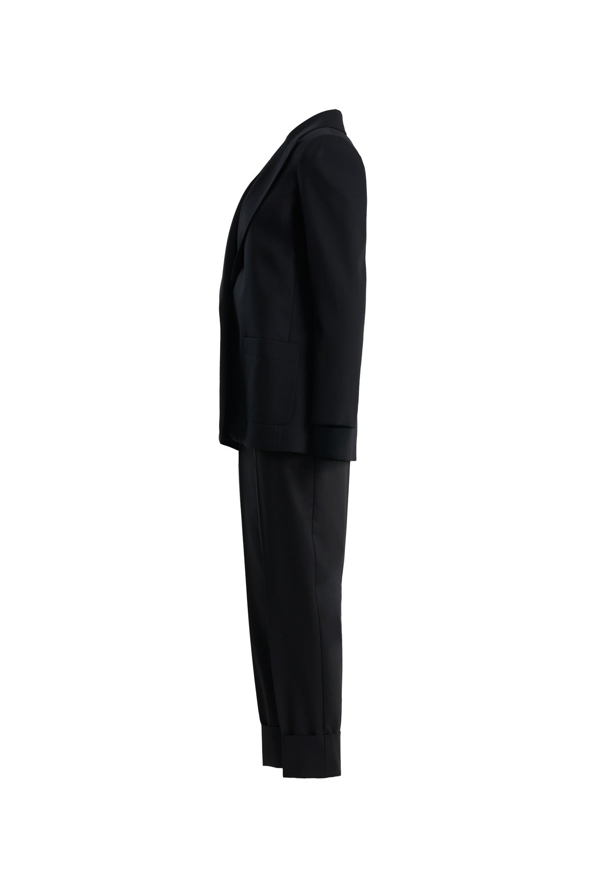Tek Düğmeli Siyah Blazer Takım