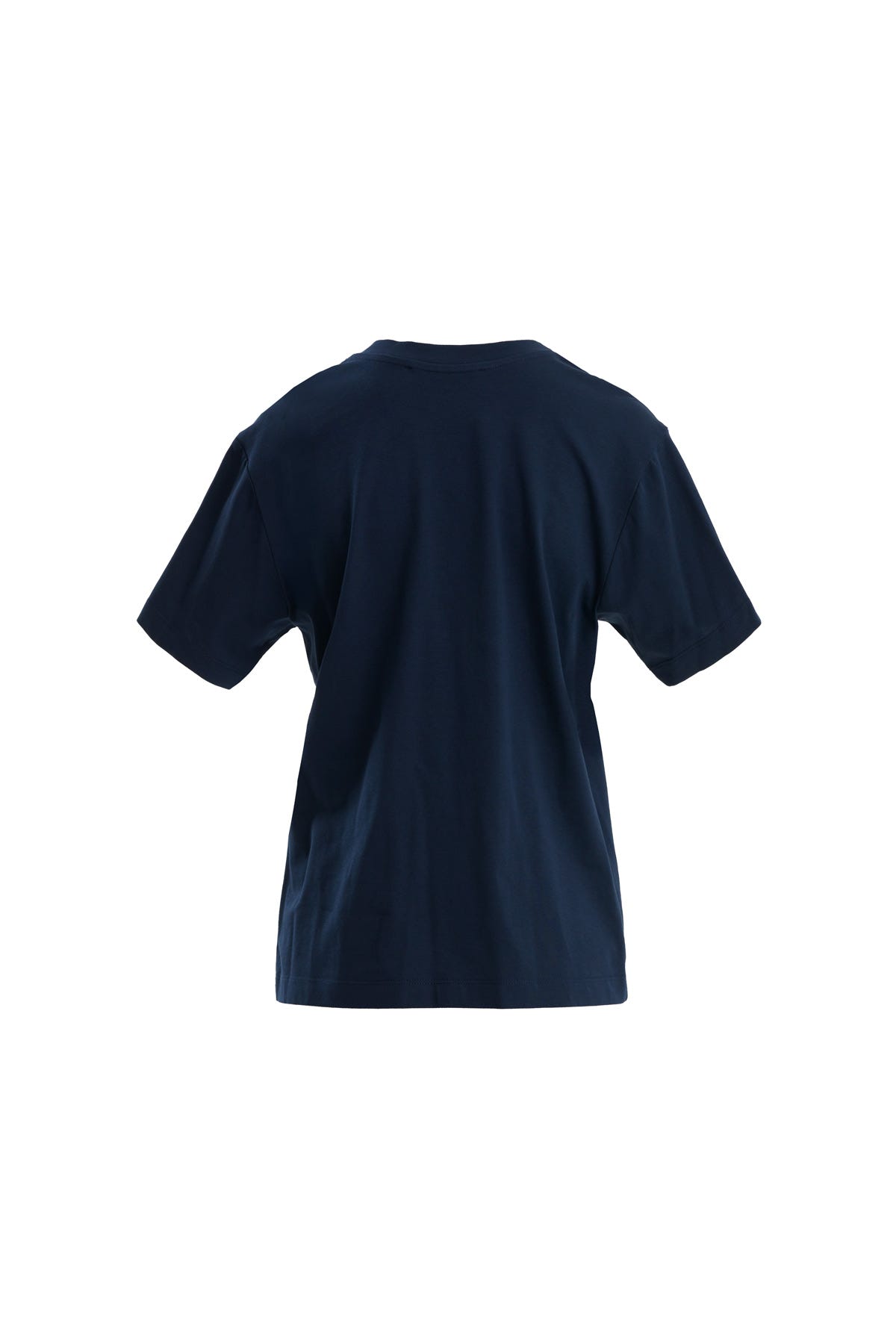 Cep Kapağı Boncuk İşlemeli Lacivert T-Shirt