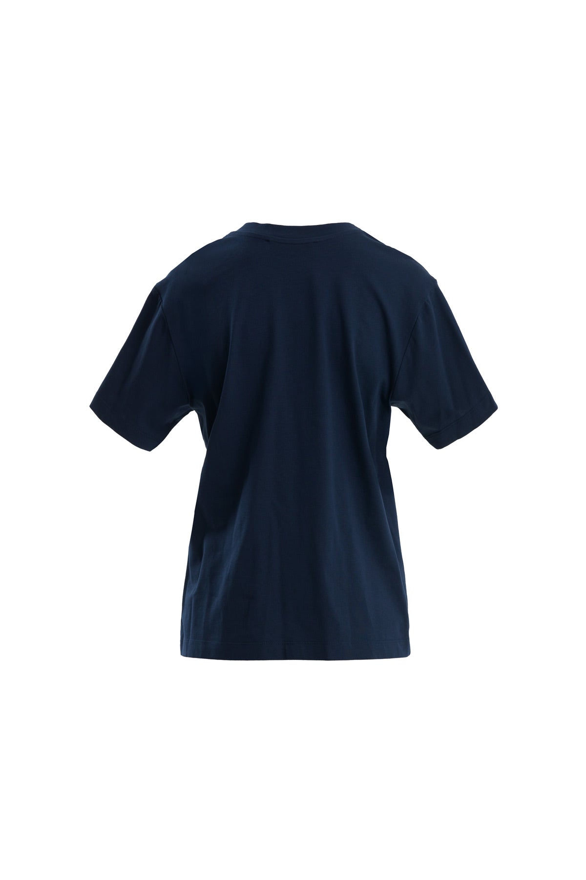 Cep Kapağı Boncuk İşlemeli Lacivert T-Shirt